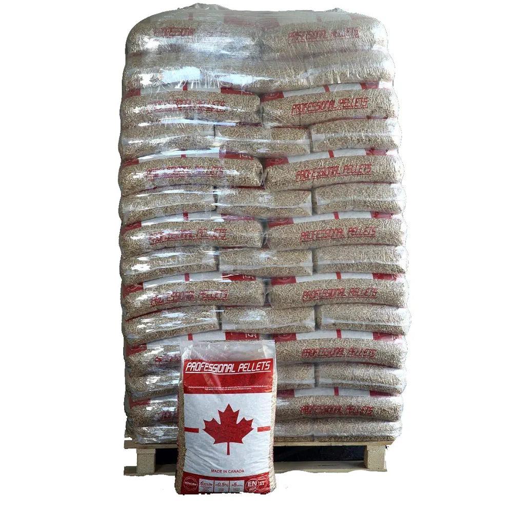 Pellets Professional Canada 80% rosso e 20% bianco - 77 sacchi da 15 kg