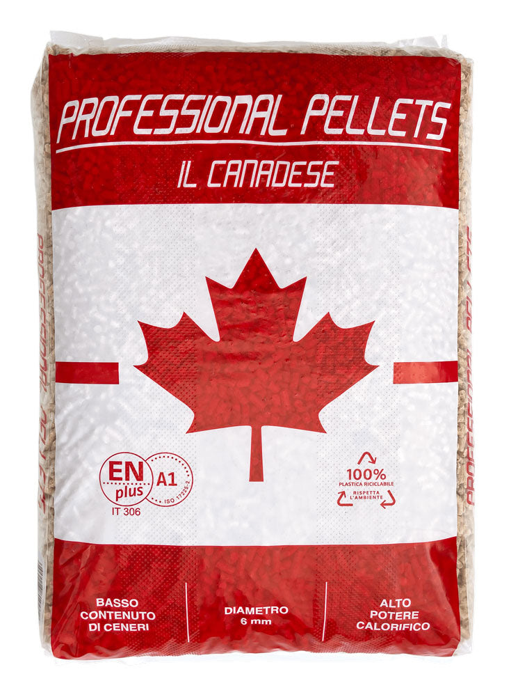 Pellets Professional Canada 80% rosso e 20% bianco - 77 sacchi da 15 kg