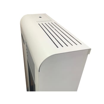Stufa a pellet ventilata Zita 6.5 kW bianco