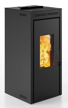Stufa pellet idro INVICTA Teramo 17 16,8 kW nero