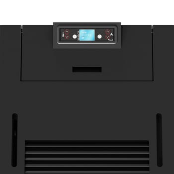 Stufa pellet idro AMG Idro 17 doppia porta 17,14 kW bianco