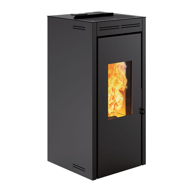 Stufa pellet idro INVICTA Teramo 17 16,8 kW nero