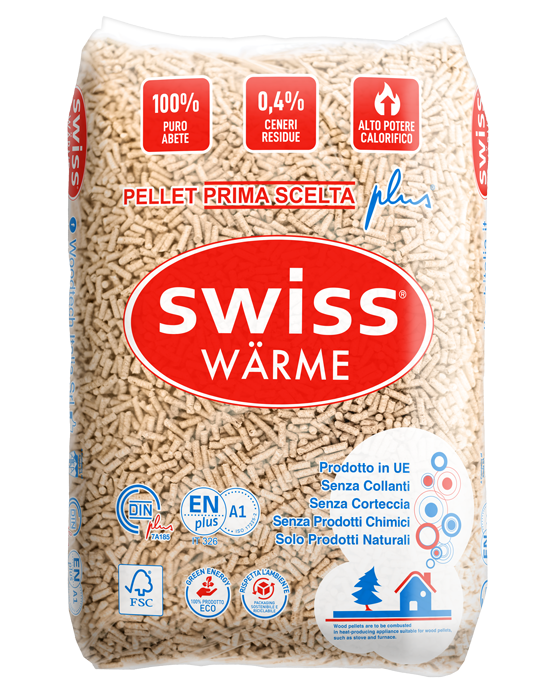 Swiss Warme Pellet in Abete - 77 sacchi da 15 kg